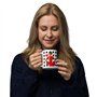 IllustrArte Tasse de 350 ml - Tasse en céramique avec motif danseuse de flamenco - Cadeau pour les amoureux du bal - Marie rouge