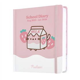 Grupo Erik - Agenda Scolaire Journalier 2025 2026 Chat | Fourniture Scolaire Kawaii Pusheen