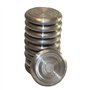 CADENAS ® - Jeu de la Grenouille (ou Jeu de Tonneau): 10 Palets ou disques en Acier.