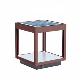 Beneito Faure Visor Lanterne Extérieure Solaire IP65 - Lampe de Table LED en Aluminium à Énergie Solaire avec Panneau Intégré 3.