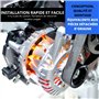 TESLA TECHNICS TT16381 PRO. démarreur de voiture 12V, demarreur moteur 1.30 KW, compatible avec RENAULT, prix demarreur moteur, 