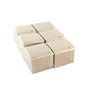 Hostelnovo Lot de 600 serviettes écologiques pour cocktail de la marque Bio-Eco Couleur naturelle Serviette en papier 100 % recy
