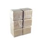 Hostelnovo Lot de 600 serviettes écologiques pour cocktail de la marque Bio-Eco Couleur naturelle Serviette en papier 100 % recy