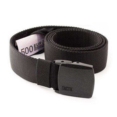 TACTIK Ceinture Porte-Monnaie de Voyage Fermeture à Glissière Intérieure Cachée - Portefeuille Caché pour Une Meilleure Sécurité