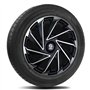 Sparco Enjoliveurs Varese - 16-pouces - Argent/Noir - Set de 4 pièces