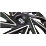 Sparco Enjoliveurs Varese - 16-pouces - Argent/Noir - Set de 4 pièces