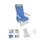 Chaise de Plage Bleu Gris