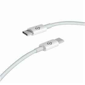 Câble USB-C vers USB-C Subblim SUBCAB-C10010 1 m Blanc Noir