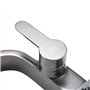 INEX EUROPA Robinet lavabo noir titane avec 10 ans de garantie design incurvé économie d'eau, pression réglable
