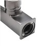 INEX EUROPA Robinet lavabo noir titane avec 10 ans de garantie design incurvé économie d'eau, pression réglable