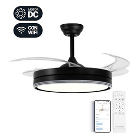 Ventilateur de Plafond Universal Blue Noir