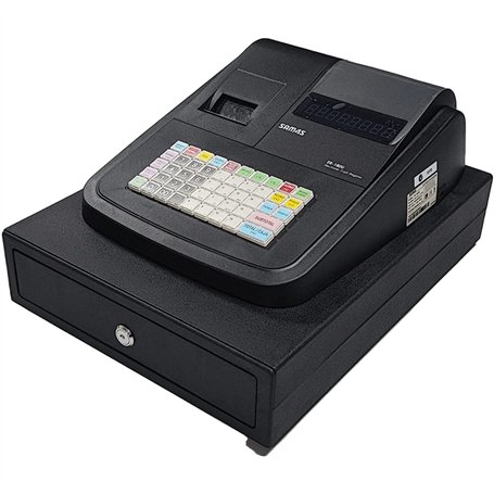 Caisse enregistreuse SAM4s ER-180U 57 mm. Papier thermique conforme à la réglementation facture simplifiée