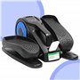 Wonder Pro WP Mini elliptique Vibro Spin Legs | Pédaleur avec écran | Mini elliptique bidirectionnel Noir Mécanique 30 vitesses