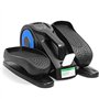 Wonder Pro WP Mini elliptique Vibro Spin Legs | Pédaleur avec écran | Mini elliptique bidirectionnel Noir Mécanique 30 vitesses