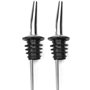 Qpractiko Verseur distributeur en acier inoxydable Pack 2 unités. Permet de servir toutes sortes de vins, liqueurs, spiritueux, 