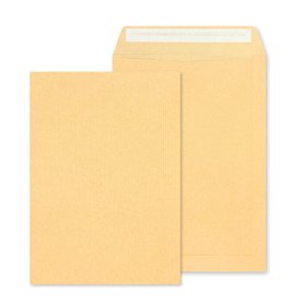 RAYLU PAPER - Lot de 10 grandes enveloppes kraft en papier avec fermeture auto-adhésive pour l'envoi de documents
