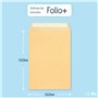 RAYLU PAPER - Lot de 10 grandes enveloppes kraft en papier avec fermeture auto-adhésive pour l'envoi de documents, scellage faci