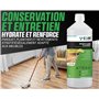 EQM - ECO-208 - Nettoyant et Brillant pour Sols en Bois - 1L - Nettoie, Protège et Hydrate - Parquets, Planchers et Sols Stratif