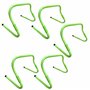 BSFIT Lot de 5 clôtures d'entraînement de football Hauteur réglable 21 cm et 30 cm Entraînement et coordination