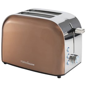 MakeCuisine Vintage Rétro Grille-pain pour 2 tranches larges/annuler
