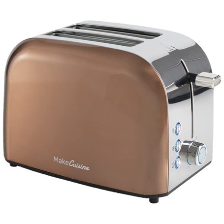 MakeCuisine Vintage Rétro Grille-pain pour 2 tranches larges/annuler