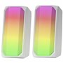 Haut-parleurs bluetooth portables Mars Gaming MSRGBW Blanc 15 W 4 W