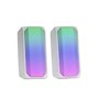 Haut-parleurs bluetooth portables Mars Gaming MSRGBW Blanc 15 W 4 W