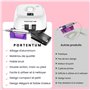 Tour à ongles professionnel 35000 tr/min Kit de manucure et pédicure électrique à 16 éléments, Nail Drill haute performance, idé