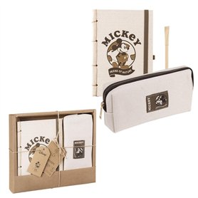 CERDÁ LIFE'S LITTLE MOMENTS - Set de Papeterie DurableMickey Mouse Comprend un Cahier A5-21 x 13 cm - Avec Reliure Japonaise