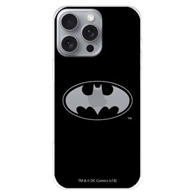 Coque compatible avec iPhone 16 Pro Max Officiel DC Comics Batman Logo Transparent pour protéger votre mobile. Coque en silicone