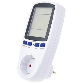 Testeur de consommation électrique avec grand écran LCD (wattmètre