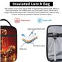Sac à déjeuner réutilisable avec imprimé L pour homme et femme, sac fourre-tout isotherme pour le travail, le pique-nique, les v