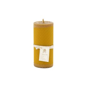 L'Abella Mel - Natural et fabriqué à la main 100% Wax fait à la main | Cougie Pure en nid d'abeille de texture miel bougie sans