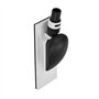 Fafeicy Bloc de ponçage d'extraction de poussière de main, bloc sans poussière de meulage carré en plastique, type collant magiq