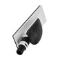 Fafeicy Bloc de ponçage d'extraction de poussière de main, bloc sans poussière de meulage carré en plastique, type collant magiq