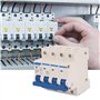 Disjoncteur miniature, disjoncteur différentiel différentiel DZ47-63 4P 32A 400V RCCB miniature, protection contre fuites électr