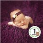 LANCHEN 12 pièces/Ensemble Nouveau-né Jalon commémoratif Mois Autocollants Floral bébé mensuel Autocollant