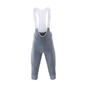 ZOLULA Cuissard Vélo à Bretelles Hommes Cyclisme 3/4 Pantalons Shorts Blanc Bleu/Noir/Gris Pad vélo Bavoir Pantalon vélo Culotte