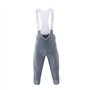 ZOLULA Cuissard Vélo à Bretelles Hommes Cyclisme 3/4 Pantalons Shorts Blanc Bleu/Noir/Gris Pad vélo Bavoir Pantalon vélo Culotte