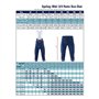 ZOLULA Cuissard Vélo à Bretelles Hommes Cyclisme 3/4 Pantalons Shorts Blanc Bleu/Noir/Gris Pad vélo Bavoir Pantalon vélo Culotte