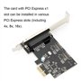 Carte de Port parallèle PCIE, PCIE vers Carte de Port parallèle