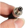 Tutoy Prise De Connecteur DC 5.5 X 2,1 Mm avec Verrouillage À Vis Et Prise De Montage en Panneau Métallique