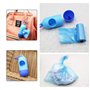 WENTS Distributeur de sacs poubelle pour bébé couches, déchets Portable Sac à langer Boîte de rangement, pour animal domestique 