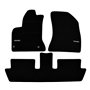 J&J AUTOMOTIVE | Logo Tapis De Sol Noir Velours sur Mesure pour C4 Picasso 2006-2013