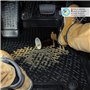 J&J AUTOMOTIVE | Tapis De Sol en Caoutchouc 3D Exclusive Compatible avec Golf 7 2012-2019, Bord Haut, Inodore, Noir, Antidérapan