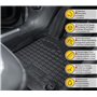 J&J AUTOMOTIVE | Tapis De Sol en Caoutchouc TPE Toutes Saisones pour Octavia 3 2013-2019 4 Depuis 2019 Système de Fixation Bord 