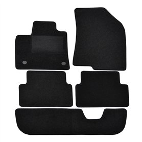 J&J AUTOMOTIVE | Tapis De Sol Noir Velours sur Mesure pour Jogger Depuis 2022 (7 Places) 5 pcs