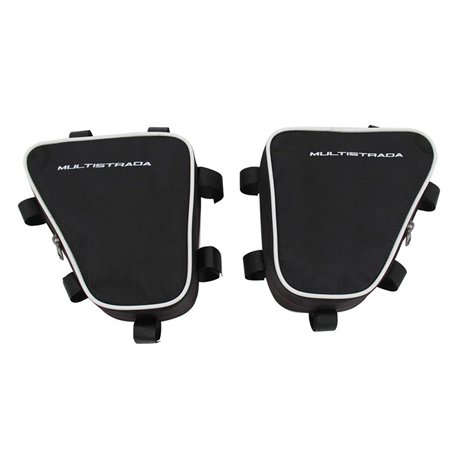 JAYWIS Sacoches De Cadre pour Moto pour Ducati Multistrada MULTISTRADA 1200 Sacoche De Rangement Étanche pour Outils De Réparati