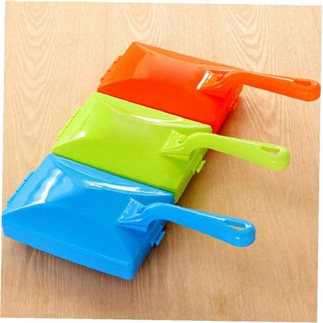 AMOYER Mini Tapis Tapis Rouleau Brosse Dirt Cleaner Handheld Sweeper pour la Maison Nettoyage (Couleur aléatoire)