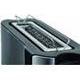 ECG St 10630 SS Grille-Pain, Acier Inoxydable, Noir/Argent